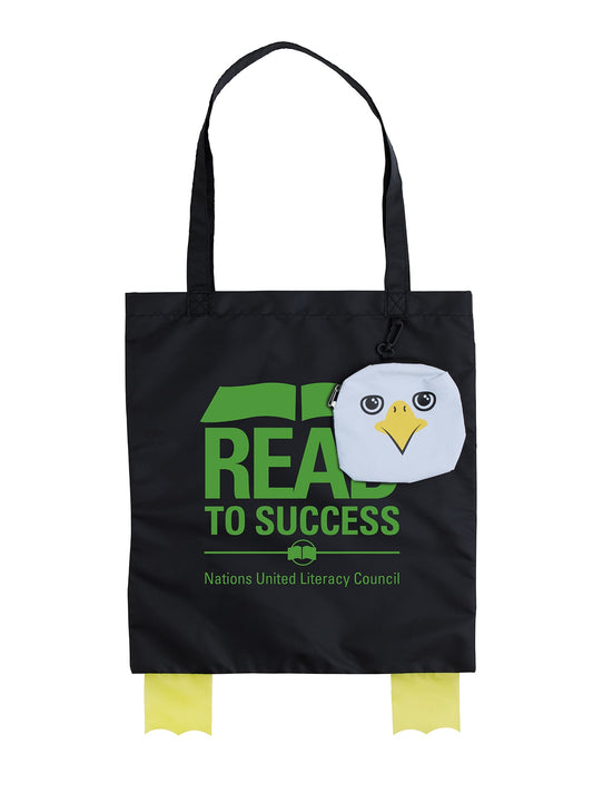 Foldable Tote with Hanging Pouch