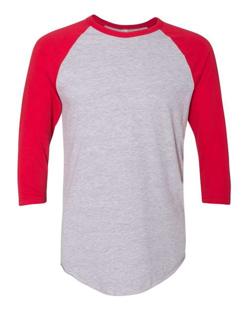 American Apparel BB453W - Heather Grey/ Red