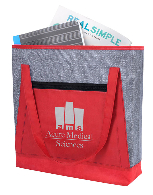 Heathered RPET Non-Woven Tote