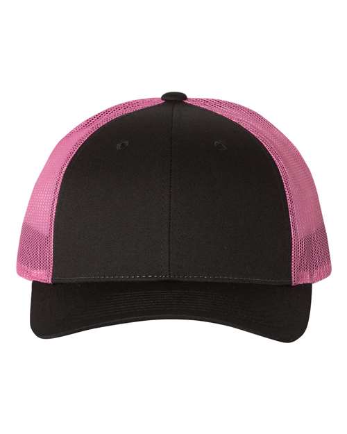 Richardson 115 - Black/ Neon Pink