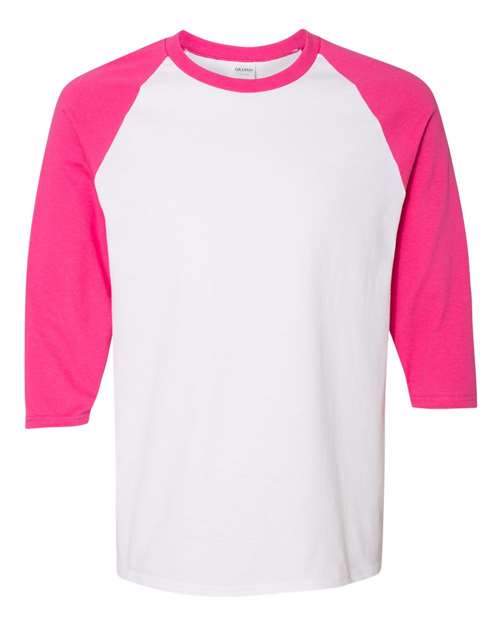 Gildan 5700 - White/ Heliconia