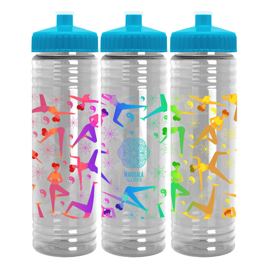 Slim Fit Bottle with Push-Pull Lid - 24 oz.