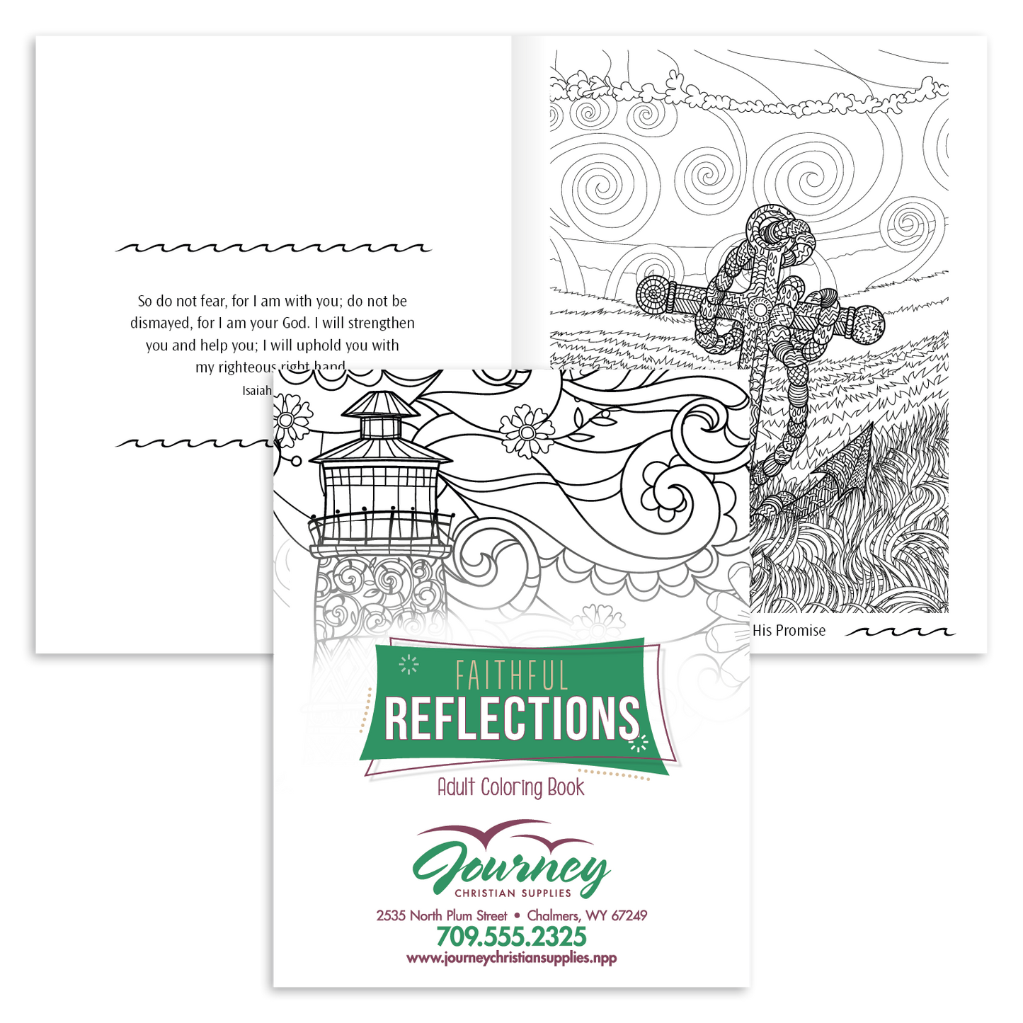 Faithful Reflections Adult Coloring Book