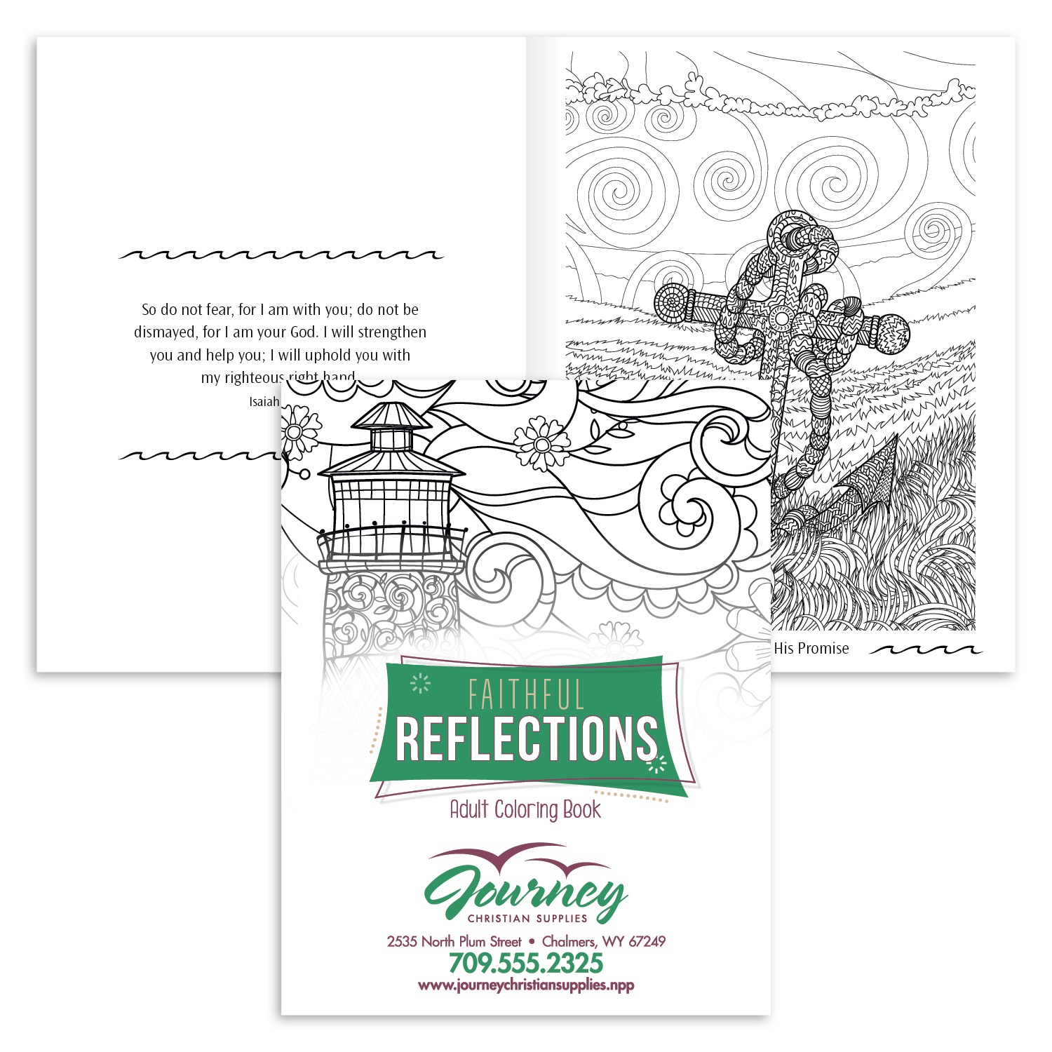Faithful Reflections Adult Coloring Book