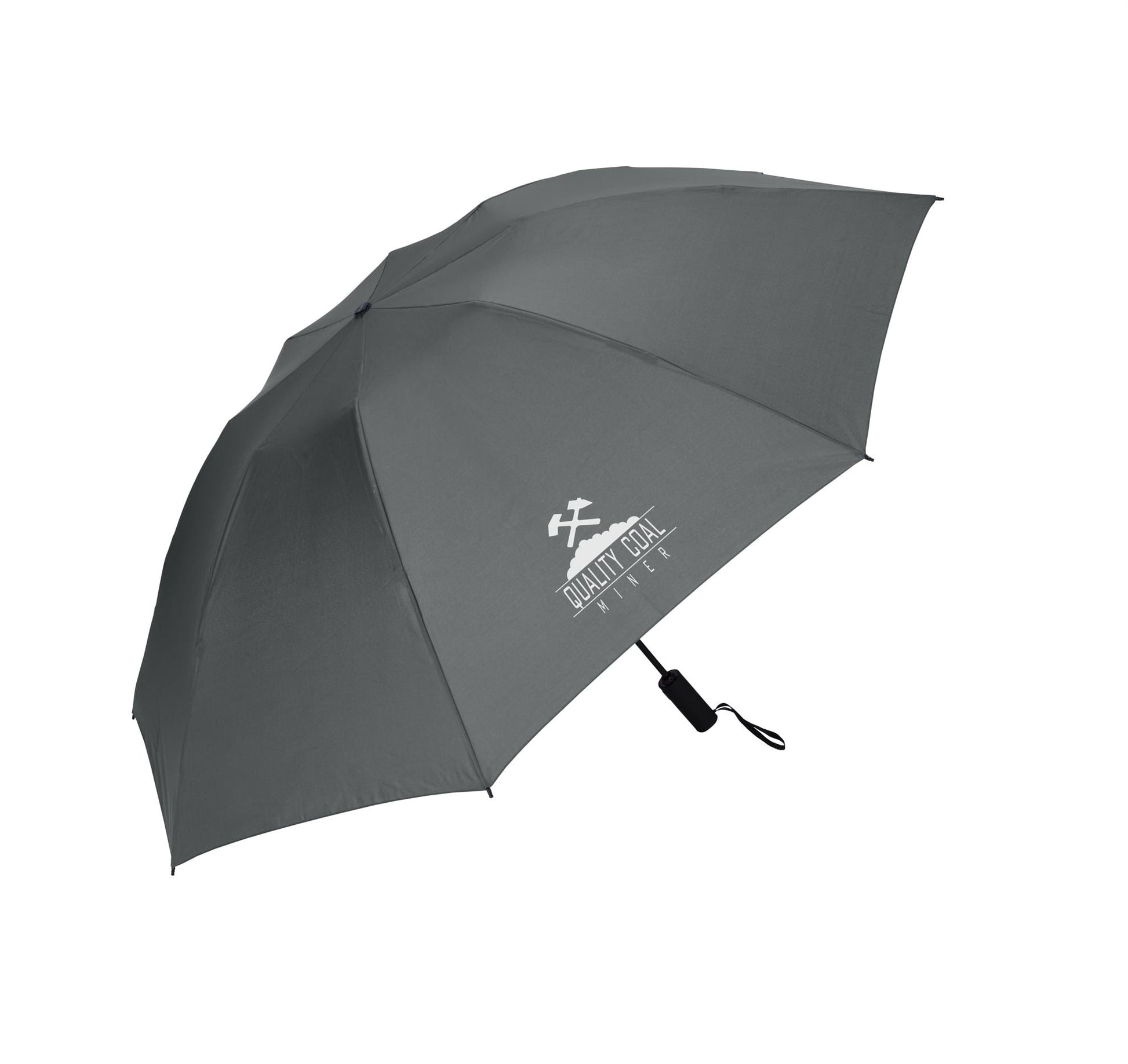 UnbelievaBrella® 54" Auto-Open Reverse-Close Jumbo Compact Umbrella