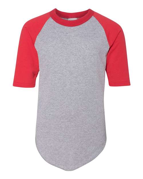 Augusta Sportswear 4421 - Athletic Heather/ Red