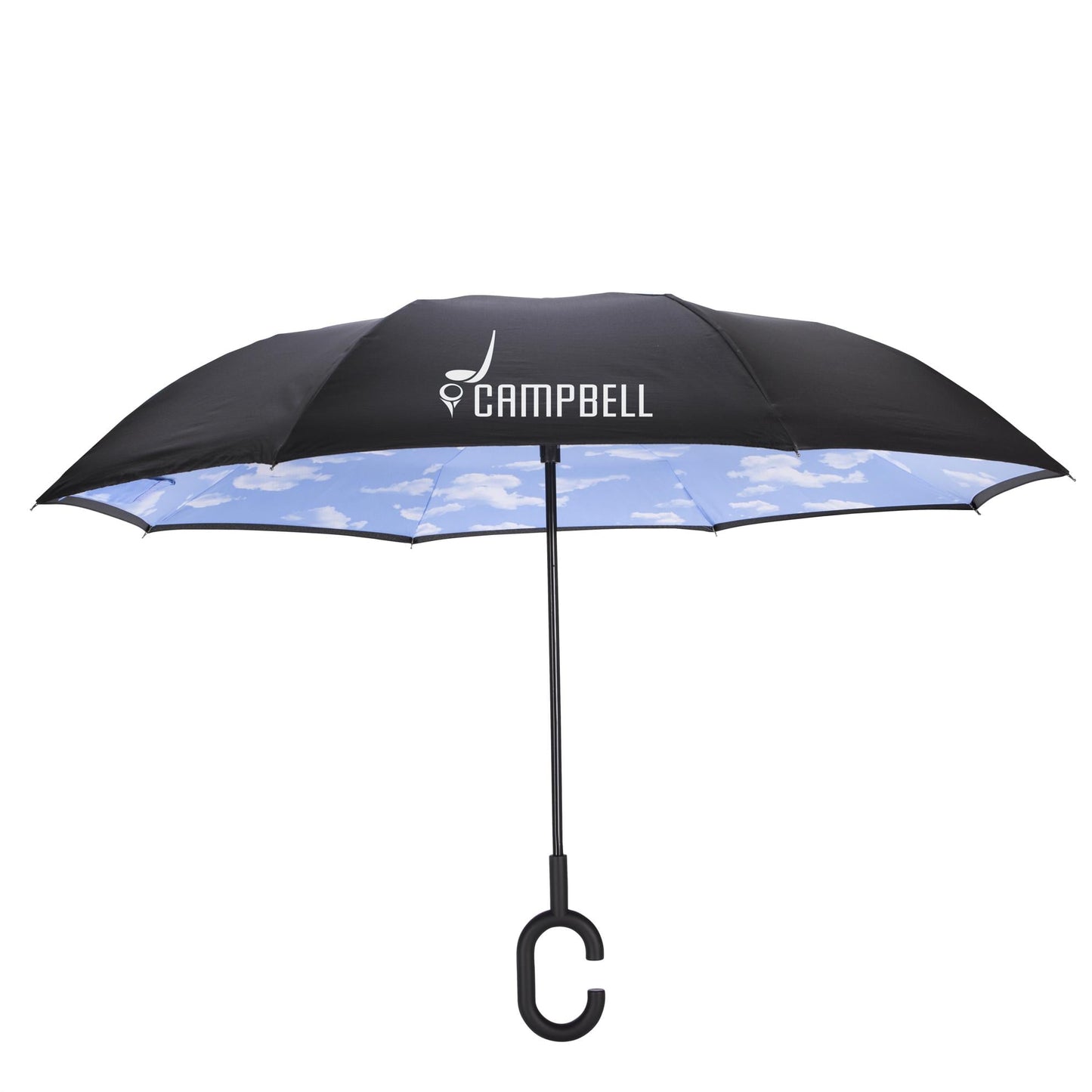 UnbelievaBrella® 48" Reverse-Close Manual Stick Umbrella (Prints)