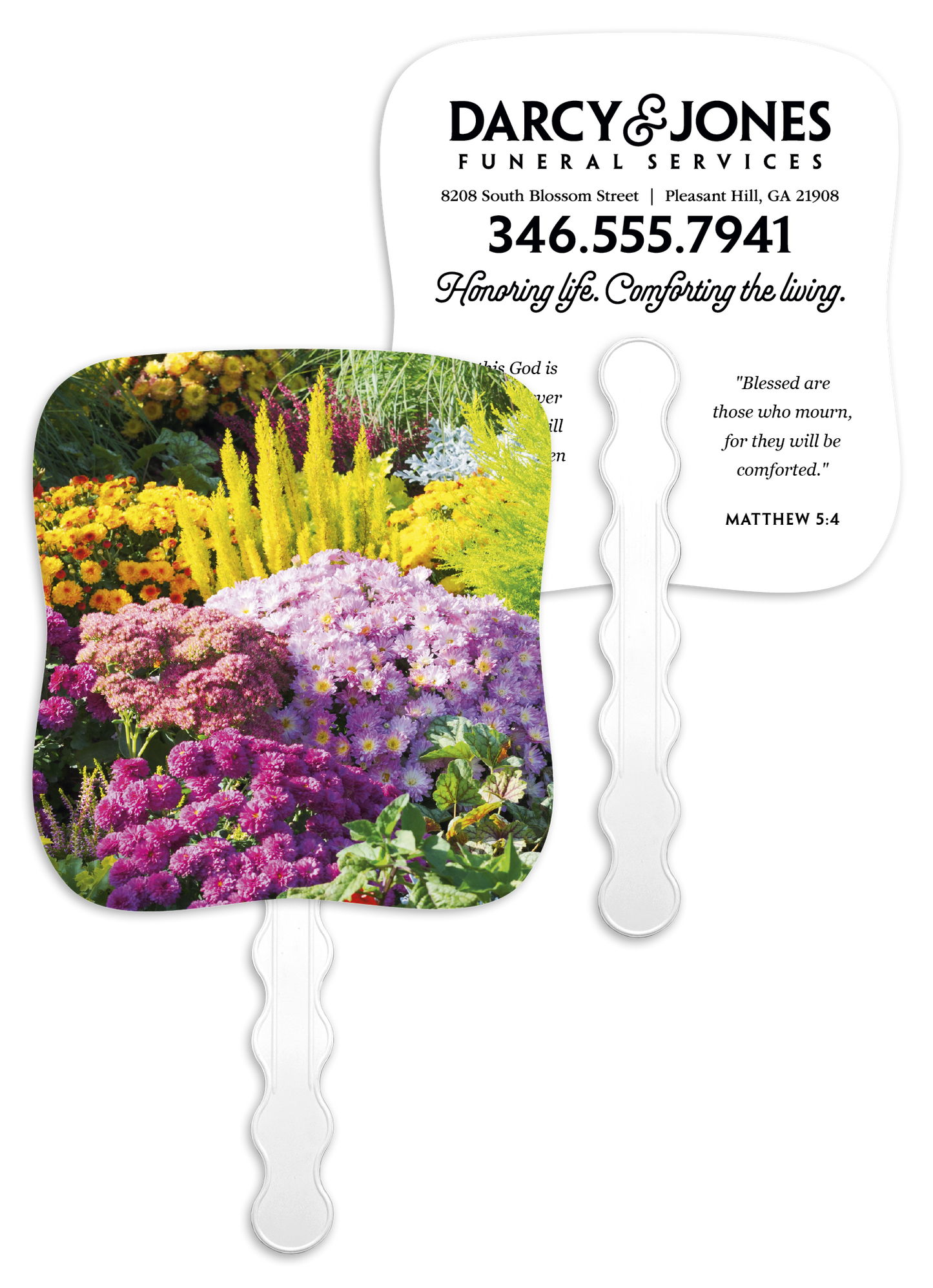 Bountiful Garden - Pictorial Fan