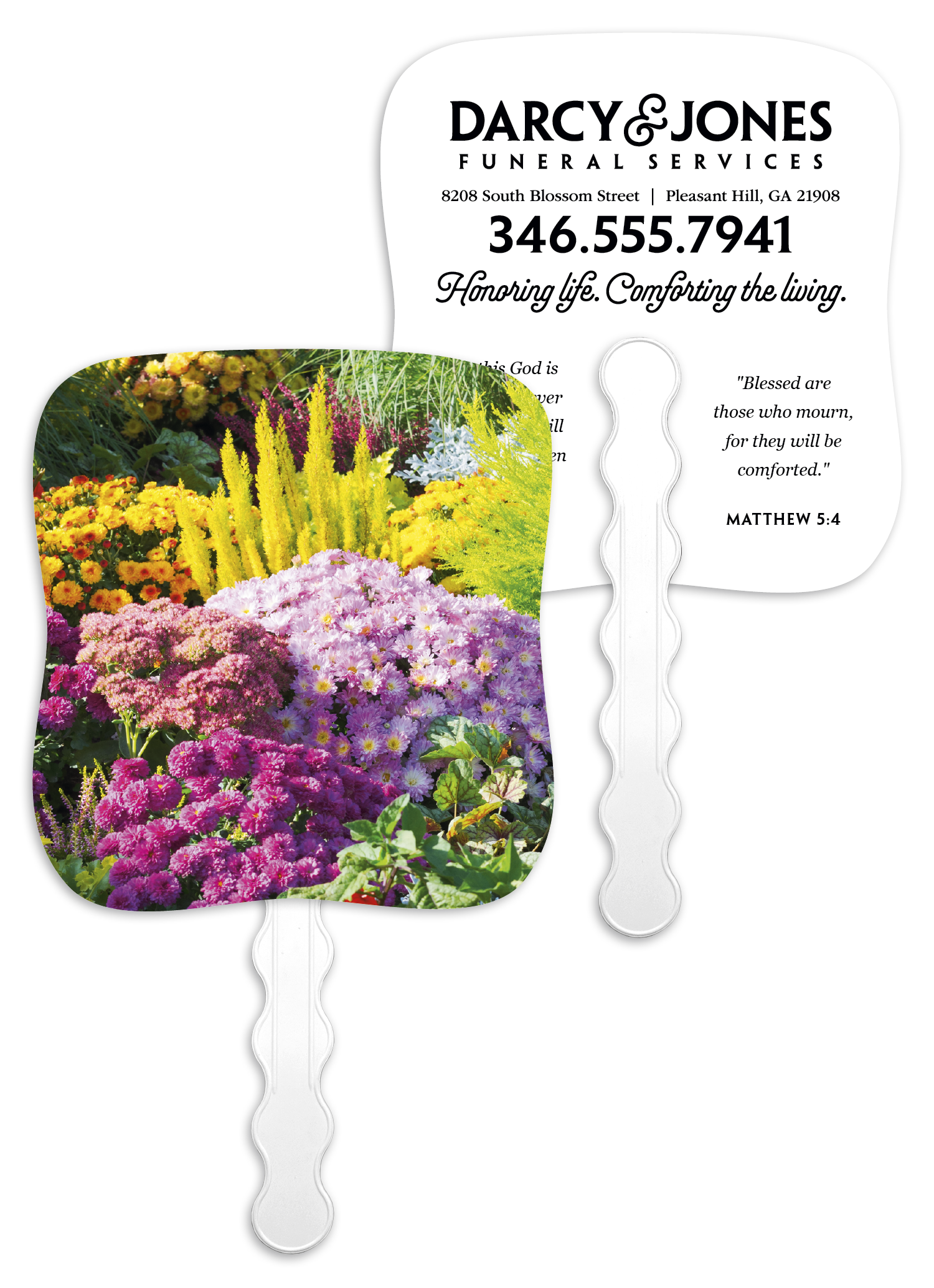 Bountiful Garden - Pictorial Fan