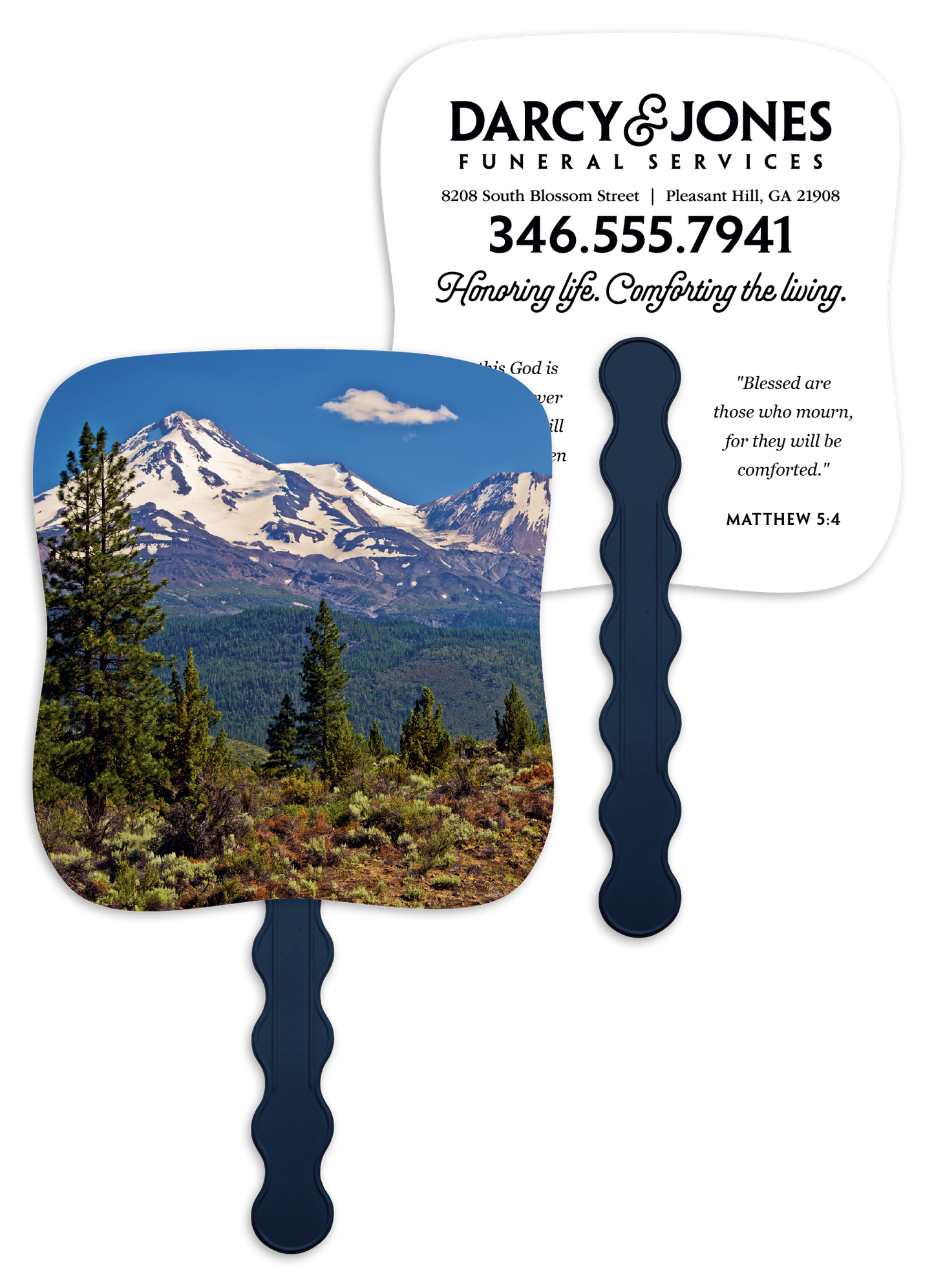 Peak Reflections - Pictorial Fan