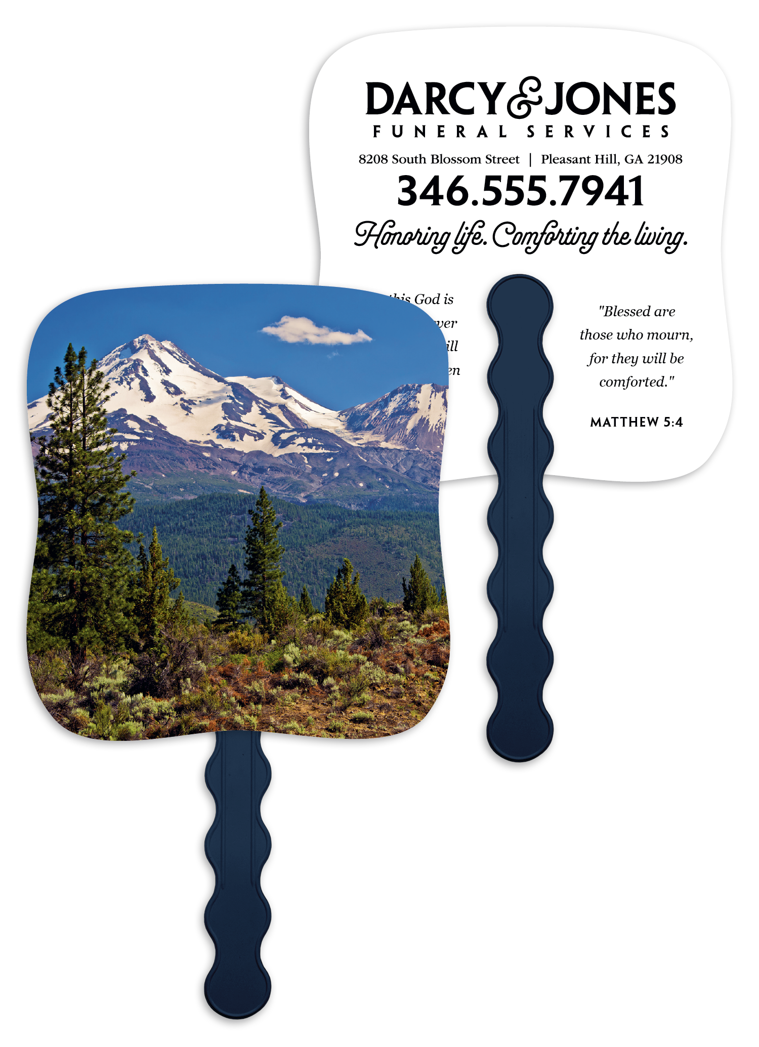 Peak Reflections - Pictorial Fan