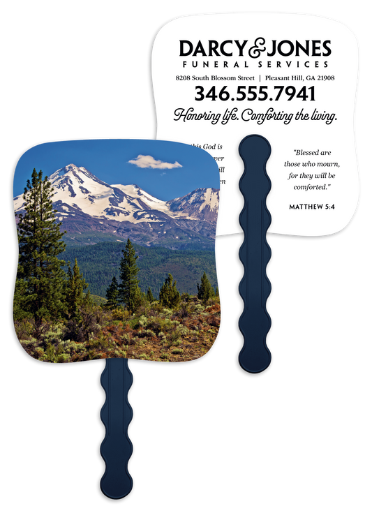 Peak Reflections - Pictorial Fan