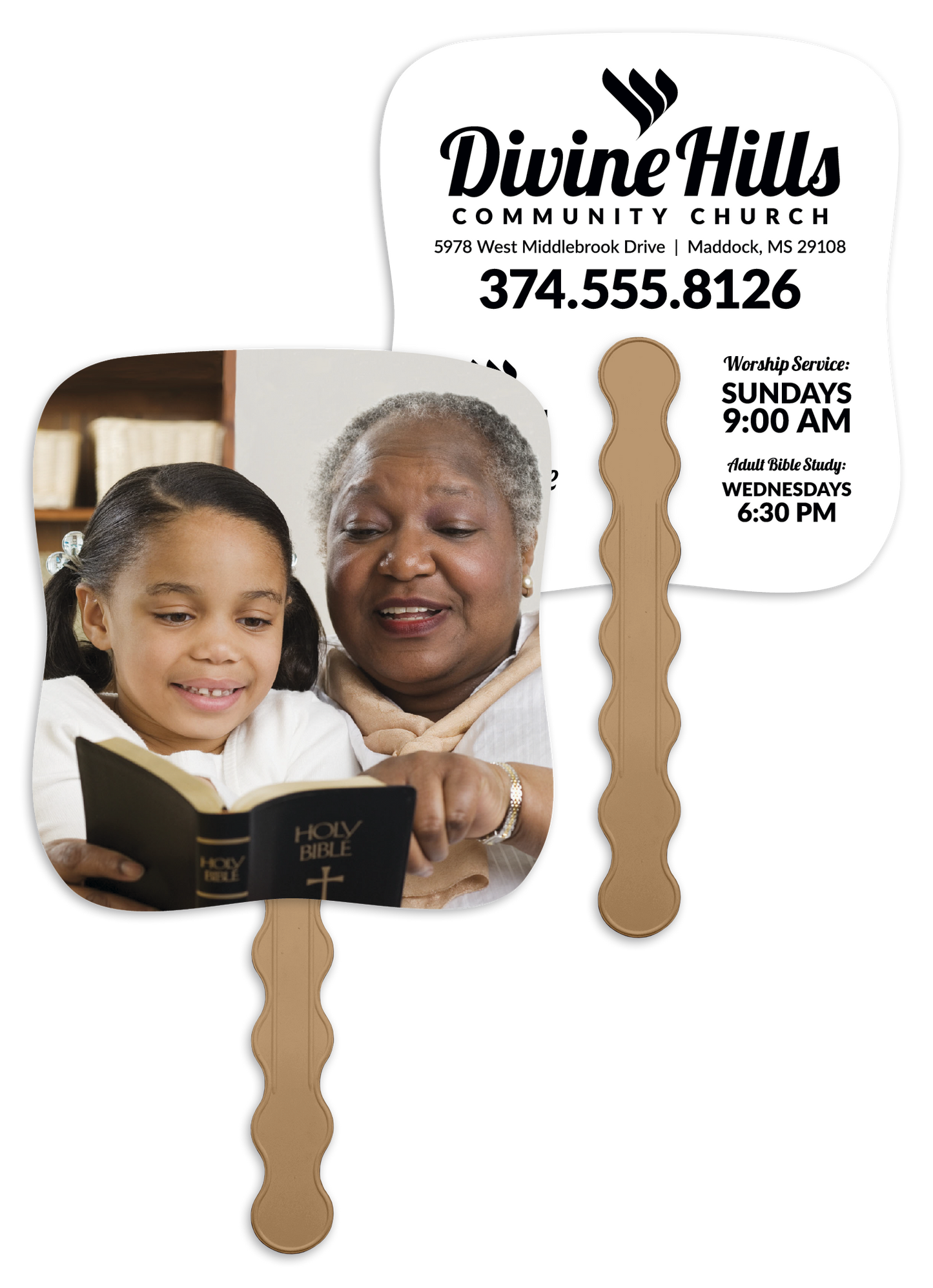 Bible Study - Pictorial Fan