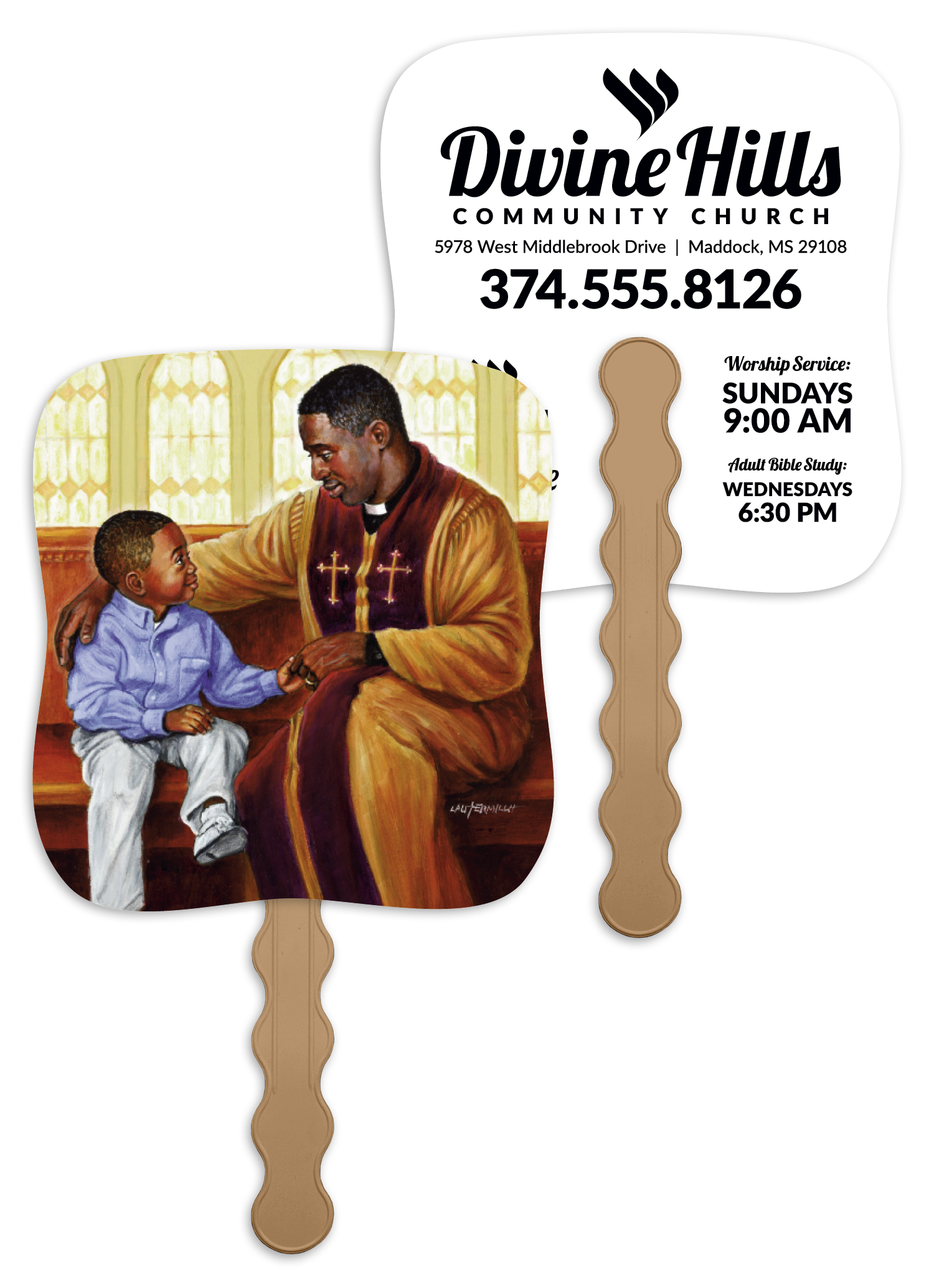 Spiritual Guidance - Pictorial Fan