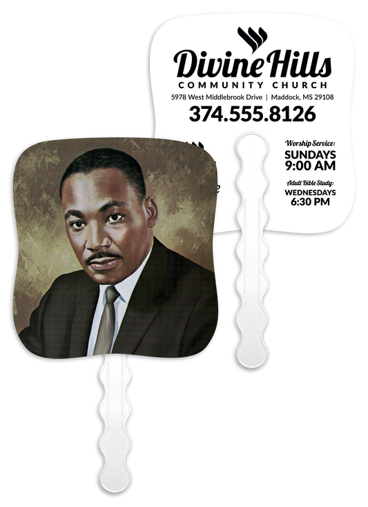 Dr. Martin Luther King, Jr. - Pictorial Fan