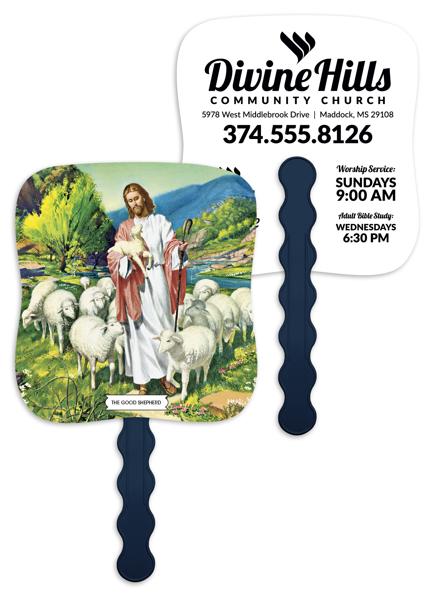 The Good Shepherd - Pictorial Fan