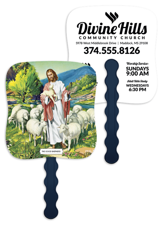 The Good Shepherd - Pictorial Fan