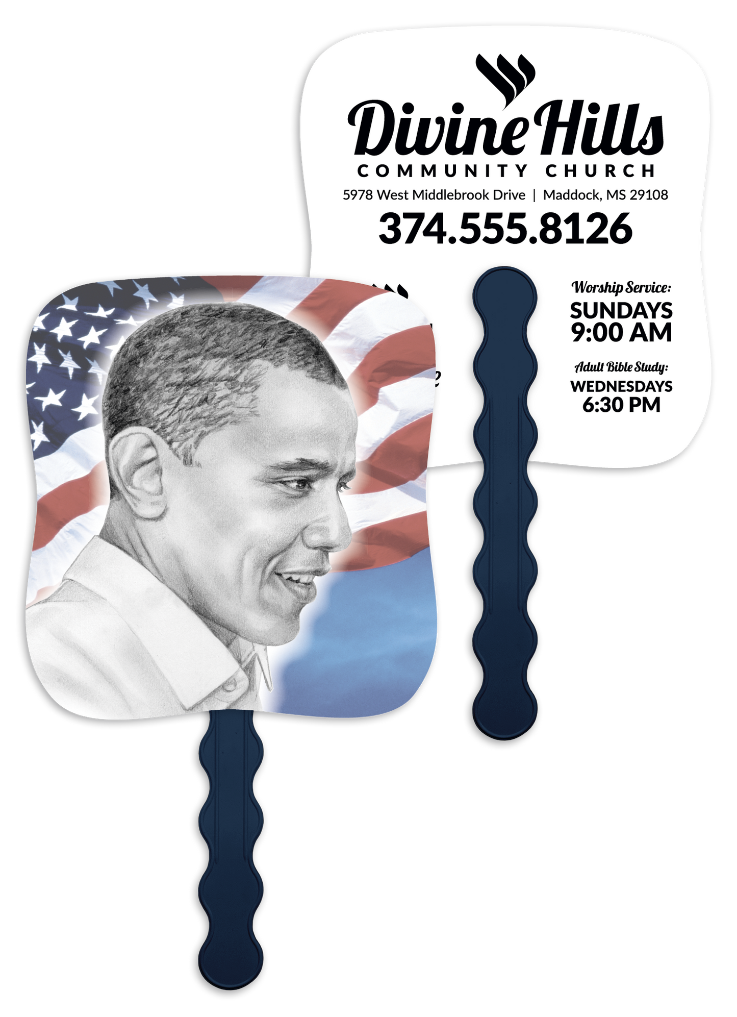 President Barack Obama - Pictorial Fan