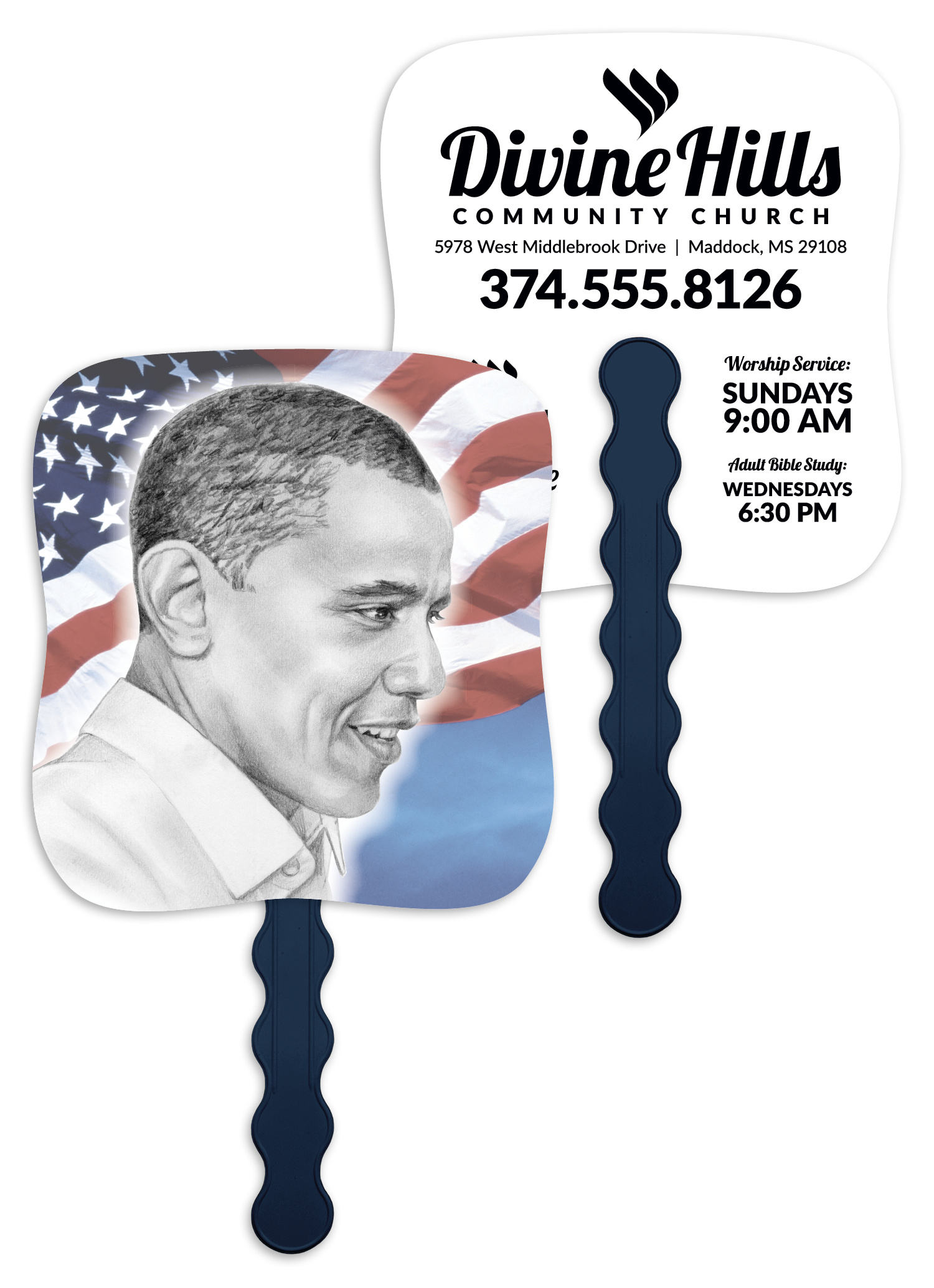 President Barack Obama - Pictorial Fan