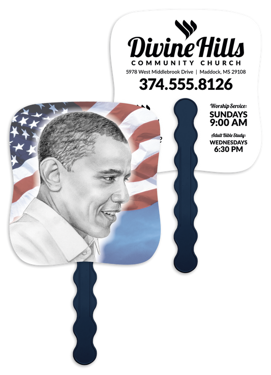 President Barack Obama - Pictorial Fan