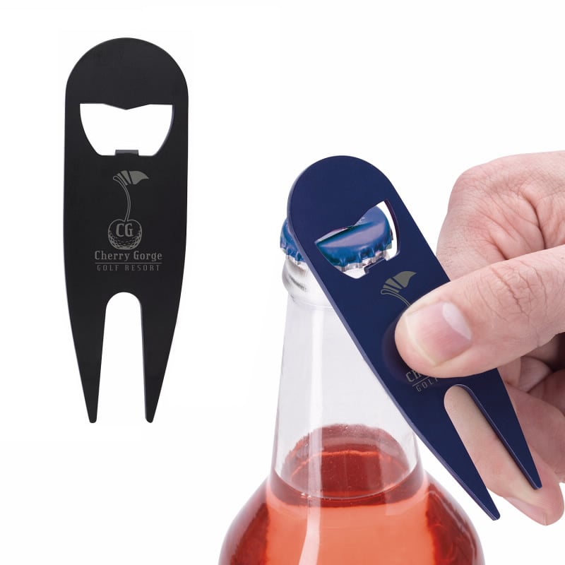 Modern Divot Tool with Bottle Opener