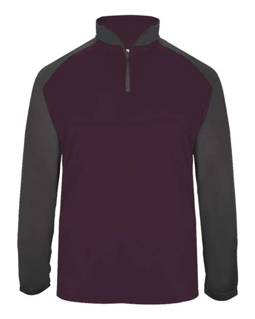 Badger 4006 - Maroon/ Graphite