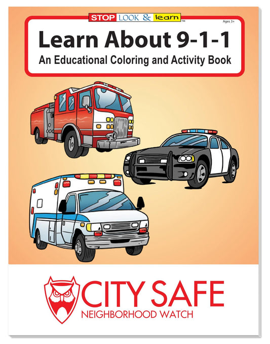 Coloring Book: Learn About 911