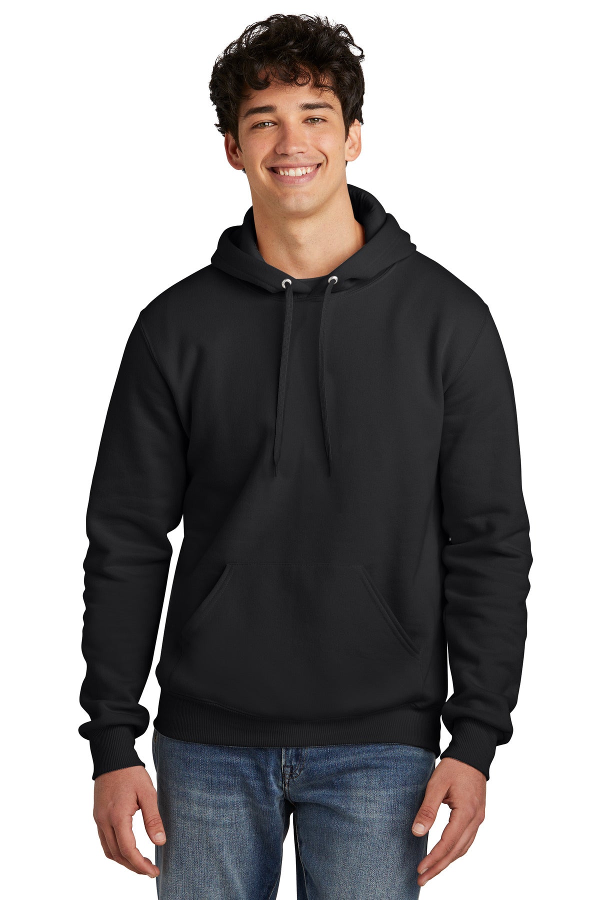 Jerzees Eco Premium Blend Pullover Hooded Sweatshirt 700M - Black Ink
