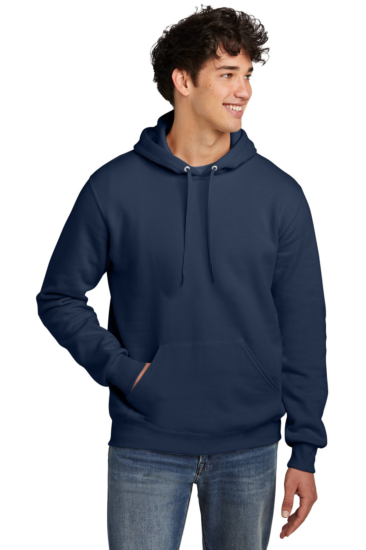 Jerzees Eco Premium Blend Pullover Hooded Sweatshirt 700M - J. Navy