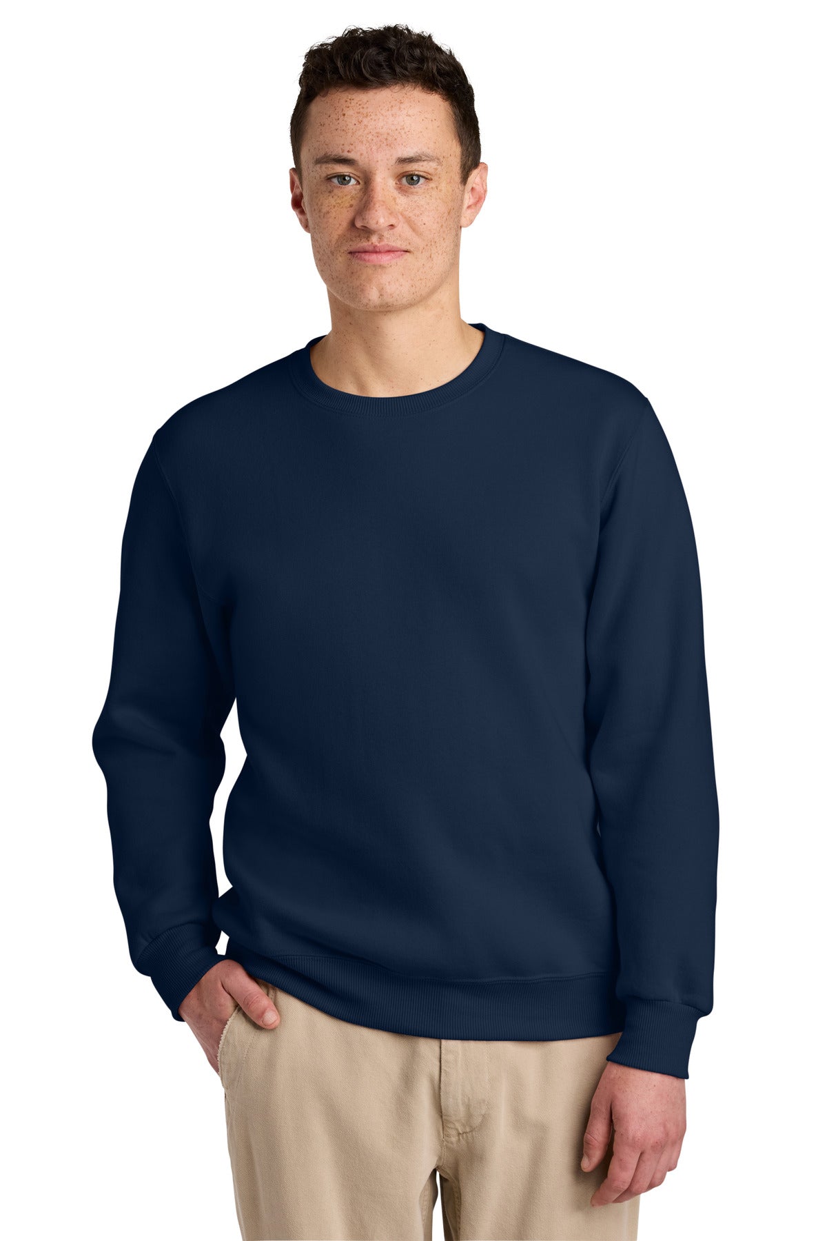 Jerzees Eco Premium Blend Crewneck Sweatshirt 701M - J. Navy