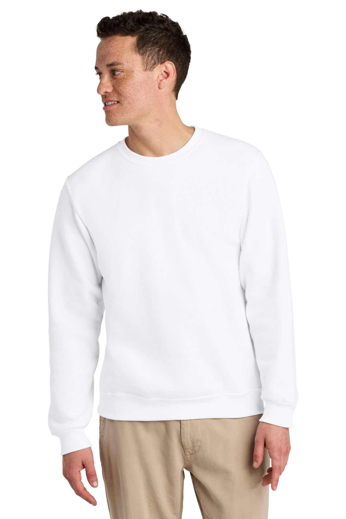 Jerzees Eco Premium Blend Crewneck Sweatshirt 701M - White