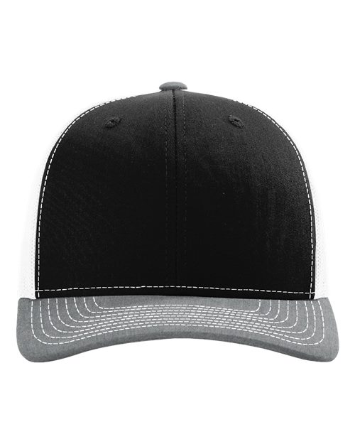 Richardson 112 - Black/ White/ Heather Grey