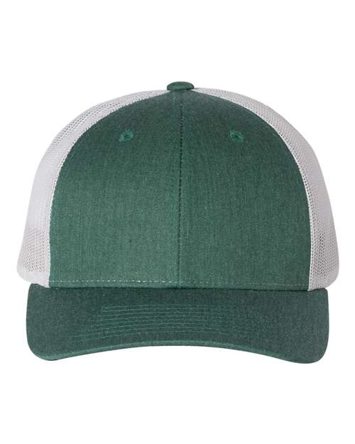 Richardson 115 - Heather Dark Green/ Silver