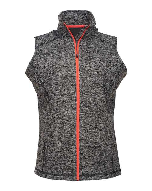 J. America 8625 - Charcoal Fleck/ Fire Coral