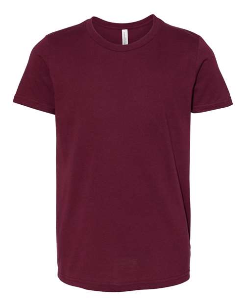 BELLA + CANVAS 3001Y - Maroon