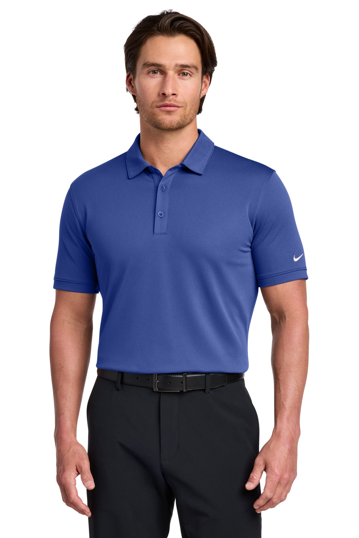 Nike Dri-FIT Solid Icon Pique Modern Fit Polo.  746099 - Deep Royal Blue