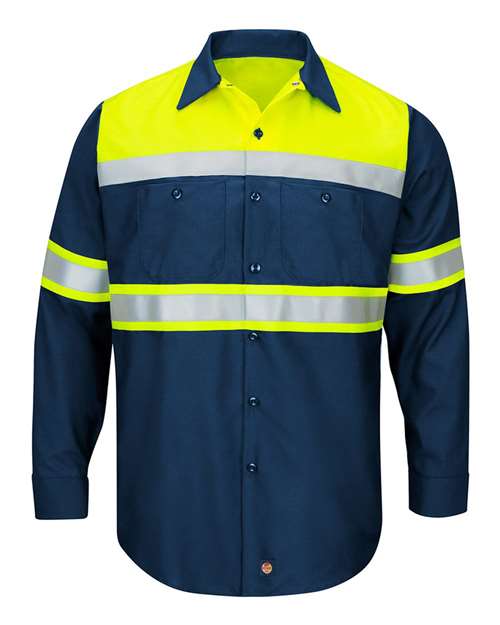 Red Kap SY70 - Fluorescent Yellow/ Navy