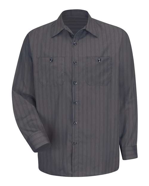Red Kap SP10 - Charcoal/ Blue/ White Stripe