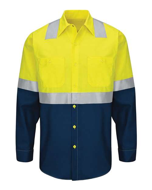 Red Kap SY14T - Fluorescent Yellow/ Green/ Navy
