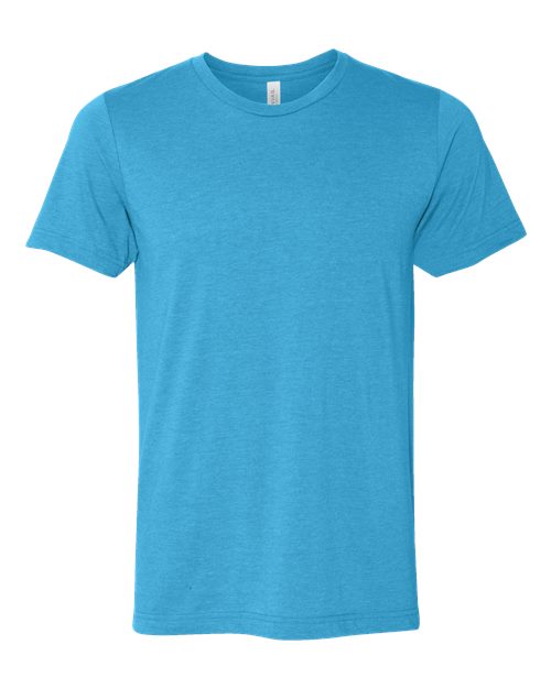 BELLA + CANVAS 3001CVC - Heather Aqua