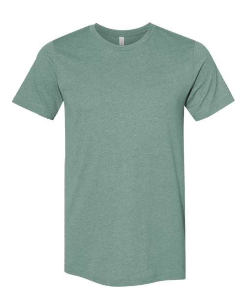 BELLA + CANVAS 3001CVC - Heather Dusty Blue