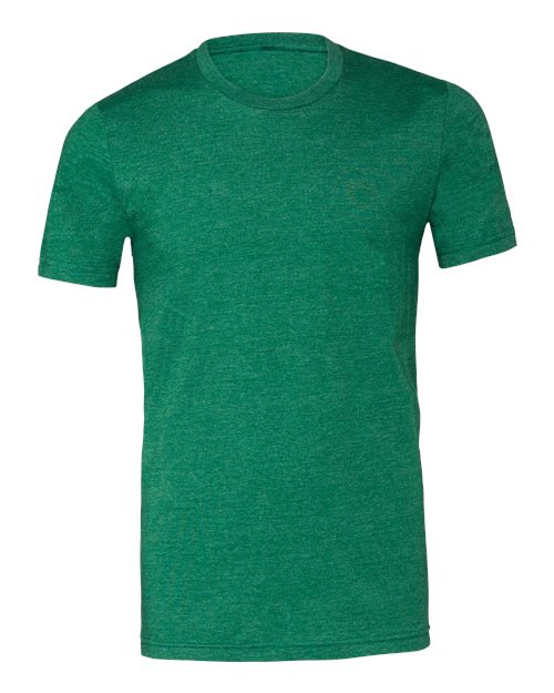 BELLA + CANVAS 3001CVC - Heather Grass Green