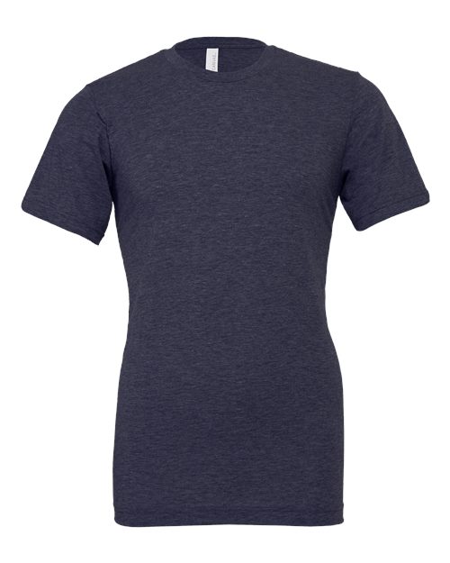 BELLA + CANVAS 3001CVC - Heather Midnight Navy