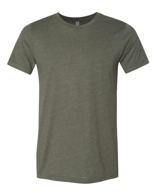 BELLA + CANVAS 3001CVC - Heather Military Green