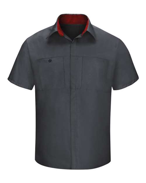 Red Kap SY42T - Charcoal/ Fireball Red