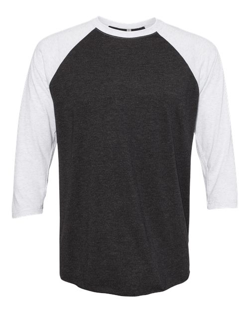 Next Level 6051 - Heather White/ Vintage Black