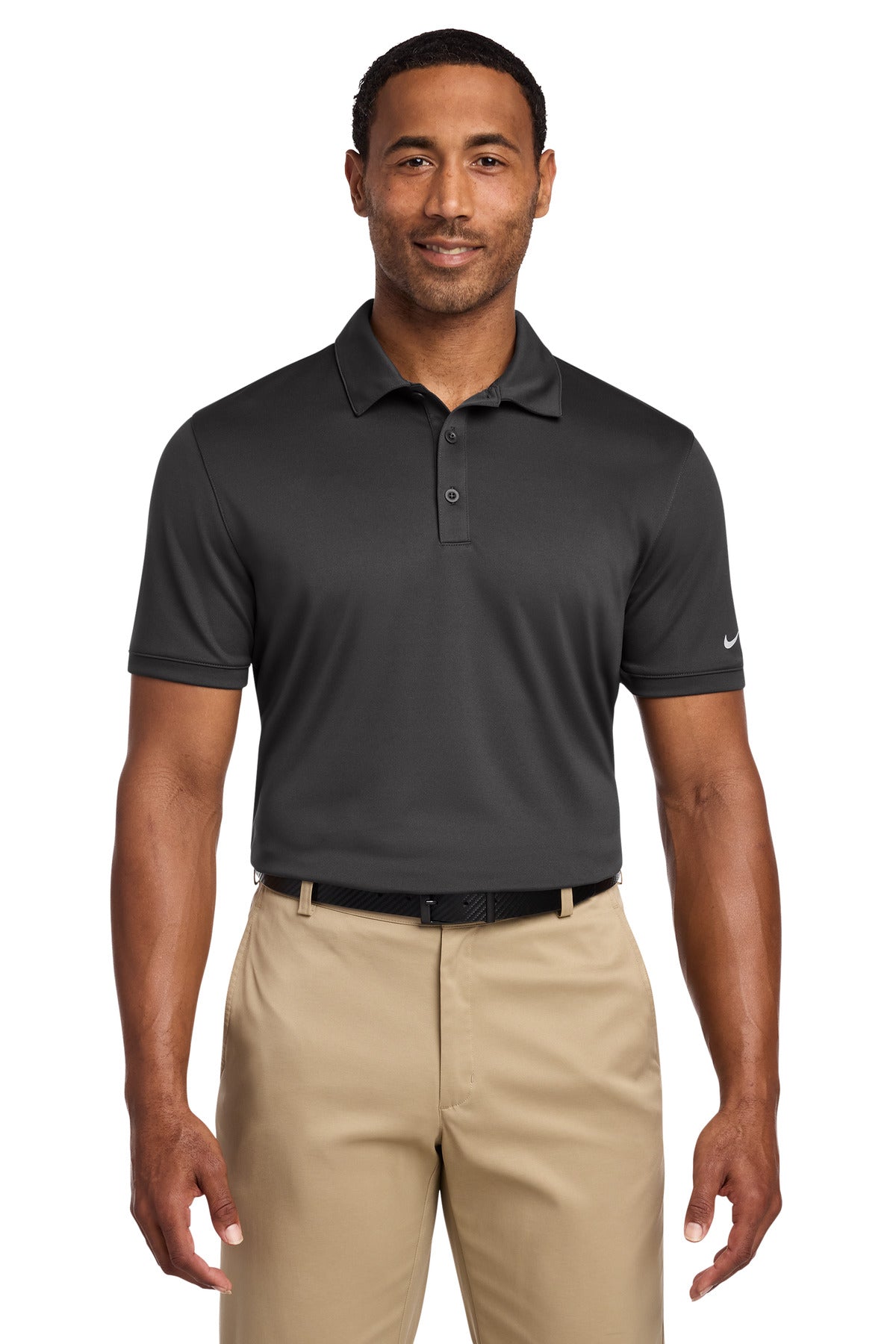Nike Dri-FIT Players Modern Fit Polo. 799802 - Anthracite