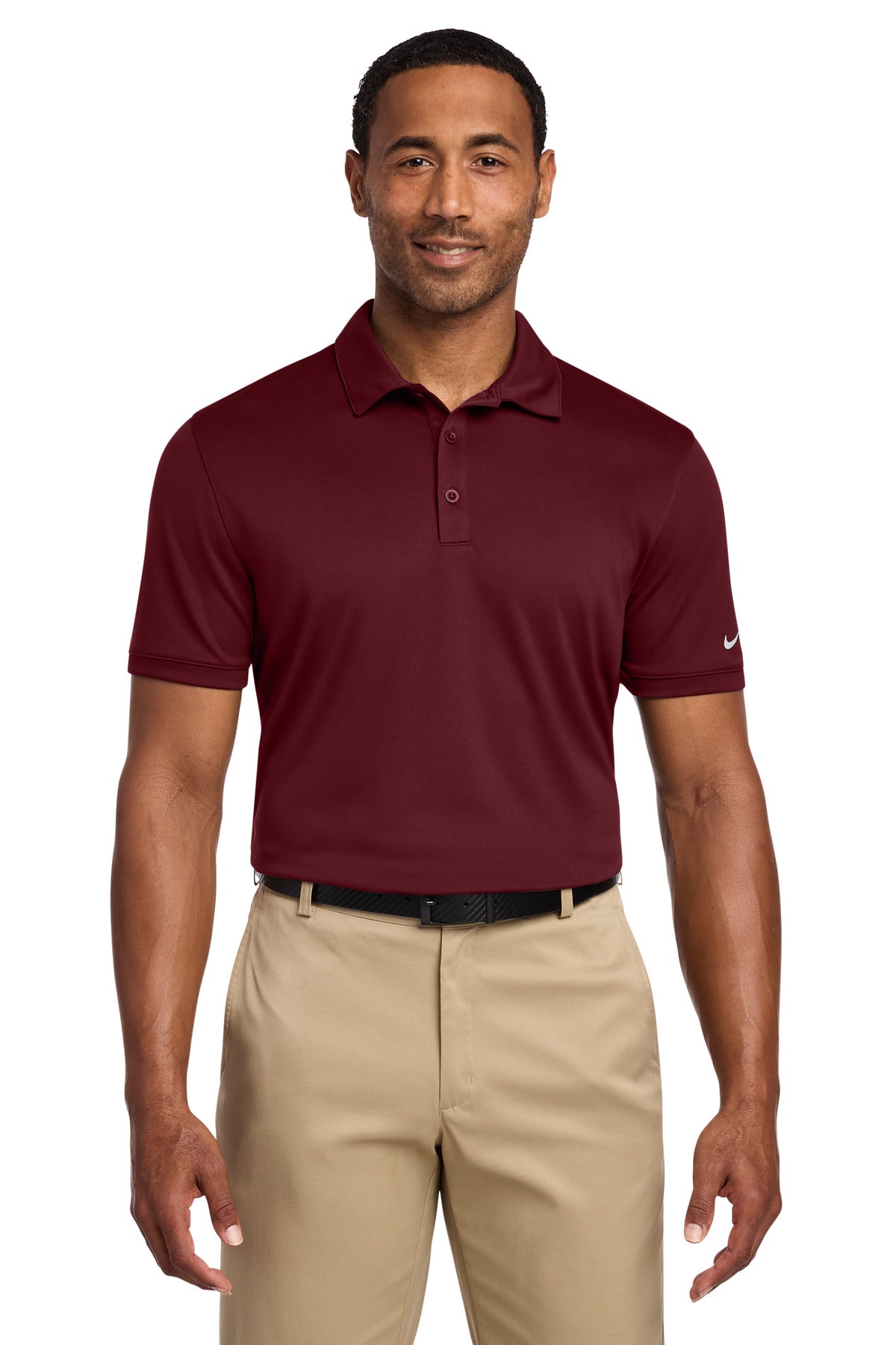 Nike Dri-FIT Players Modern Fit Polo. 799802 - Team Red