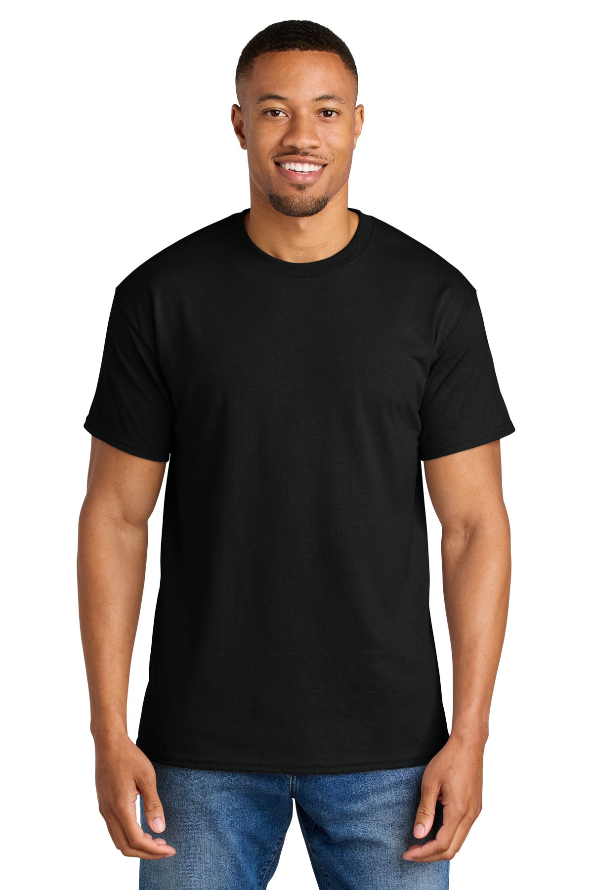 Gildan DryBlend 50 Cotton/50 Poly T-Shirt. 8000 - Black