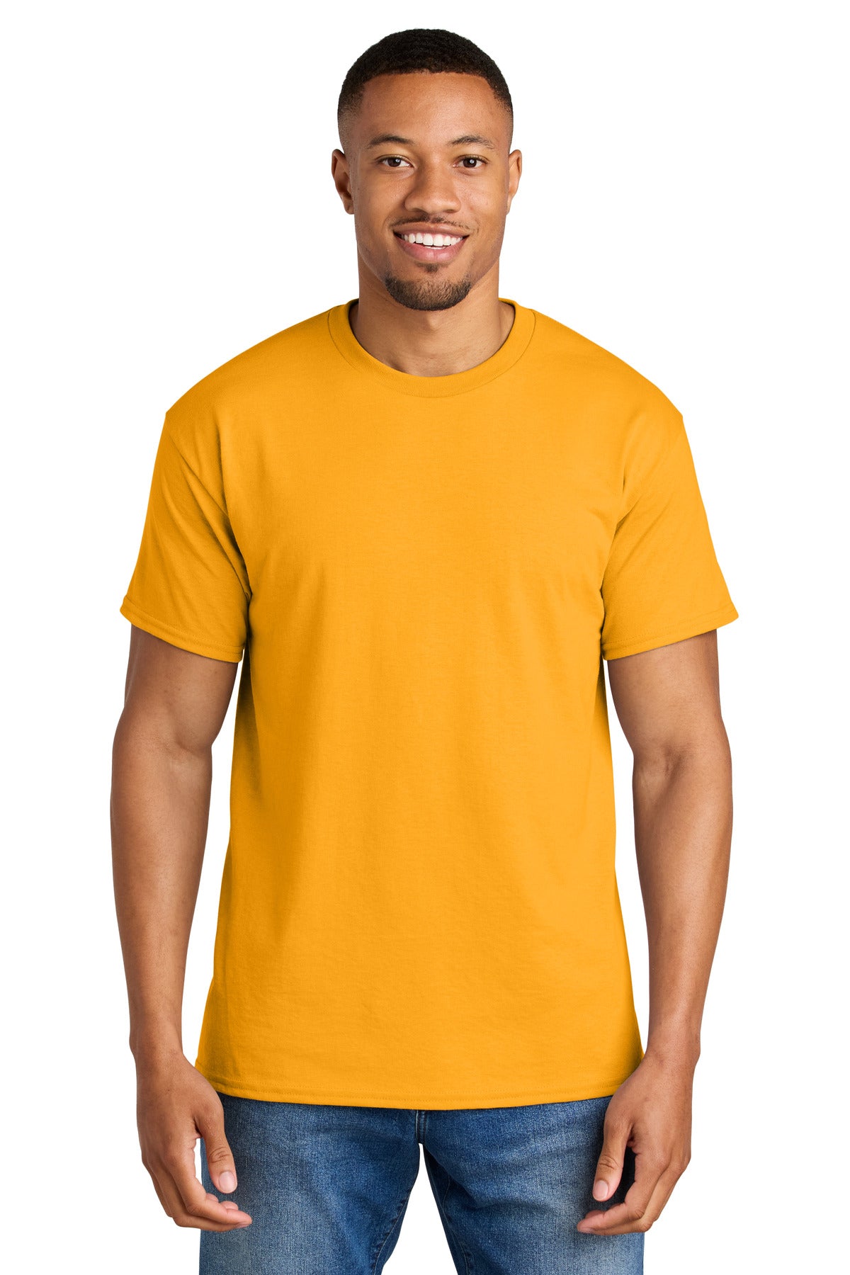 Gildan DryBlend 50 Cotton/50 Poly T-Shirt. 8000 - Gold